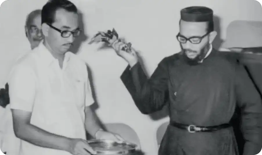 Corporate or industry timeline graphic from 1972.