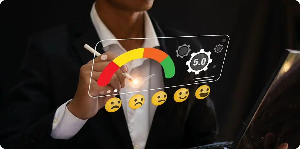 CRISIL rating certificate close-up showing official text and logo on a blue background, indicating credit rating.