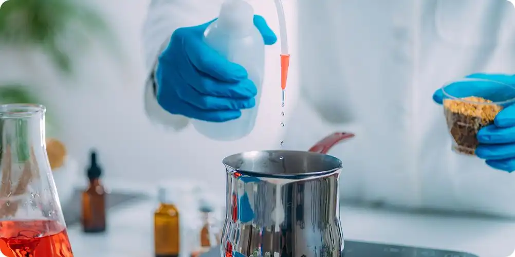 Processing technology insights page with images of manufacturing equipment and process flow diagrams, emphasizing industrial innovations.