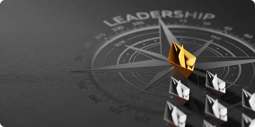 Promotional banner for SCLD (Synthite Center for Leadership Development ) program showing engaged participants in a leadership workshop or training session.