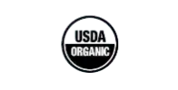 USDA Organic certification logo in black and white, featuring the words “USDA ORGANIC” inside a circular seal, symbolizing compliance with U.S. organic farming standards.