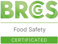 BRCGS Food Safety Certification logo.