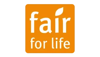 Fair for Life fair trade certification logo.