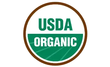 USDA Organic certification badge.